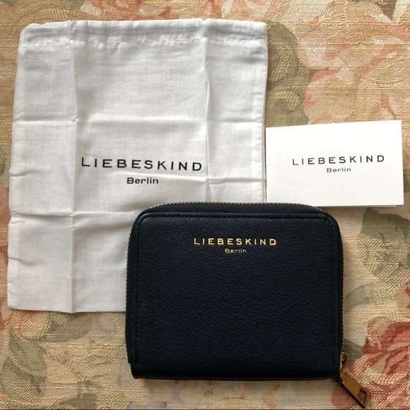 Liebeskind Handbags - NWT Liebeskind Berlin Dark Blue Donate Wallet